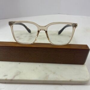 Max Edition MEF21302 Latte Tortoise Clear Lens Glasses‎ Frames Designer